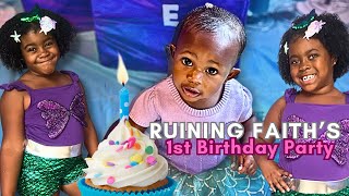 Ruining our new baby 1st Birthday Party shocking ending [upl. by Nels321]