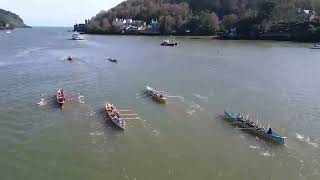 Dartmouth Easter Gig Regatta 2024 Ladies Masters [upl. by Helbonna]