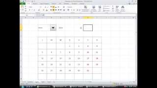 Calendario Automatico Con Excel [upl. by Seyah]