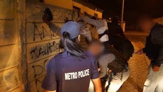 South African police crackdown on gangs [upl. by Notterb]