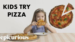 Kids Try 10 Styles of Pizza from Around the World [upl. by Deeanne244]