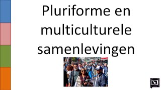 10 Pluriforme en multiculturele samenlevingen [upl. by Prince]