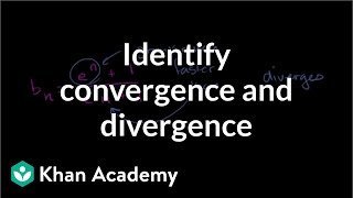 Worked example sequence convergencedivergence  Series  AP Calculus BC  Khan Academy [upl. by Adnilemreh]