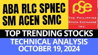 ABA  RLC  SPNEC  SM  ACEN  SMC  PSE TECHNICAL ANALYSIS [upl. by Tlihcox]