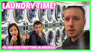 LAUNDRY TIME MAGKANO MAGPALABA SA AMERICA FILAM KIDS LIFE IN AMERICA [upl. by Digirb]