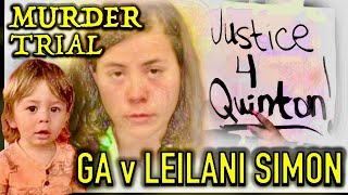 GA v Leilani Simon 💥 Justice for Quinton 💥 Day 1 [upl. by Hairim]