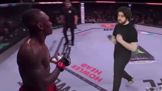 Israel Adesanya vs THE MMA GURU ufc ufc305 mmaguru thelaststylebender mmapaypig [upl. by Isia]