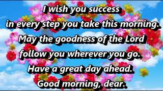 Good Morning Wishes With Beautiful QuotesPrayers And Blessings [upl. by Magnum]