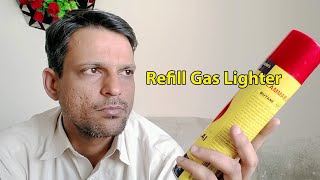 Refill Gas Lighter Review  How to Refill Butane Lighter [upl. by Alverta]