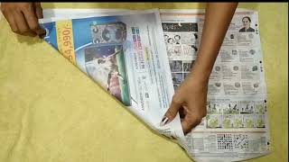 How to make newspaper boat in 1 minute K Lifestyle [upl. by Hirai]