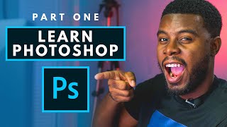 How to Use Adobe Photoshop Part 1 Graphic Design Tutorial for Beginners [upl. by Aelhsa]