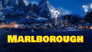 Meet The Marlborough Tier 8 British Battleship World of Warships Legends [upl. by Aysab]