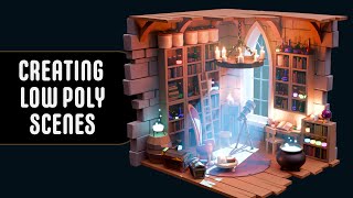 Essential Tips for Low Poly Scenes  Blender Tutorial [upl. by Ballman]