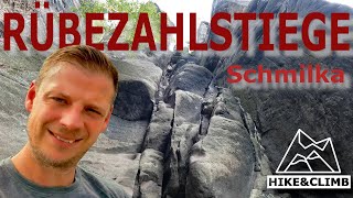 Die Rübezahlstiege  Anspruchsvolle Tour mit Mega Aus und Tiefblicken Sächsische Schweiz [upl. by Zeni]