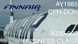 Finnair A330  Business Class  CPHDOH [upl. by Delastre]