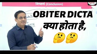 drvikashdivyakirti OBITER DICTA क्या होता है [upl. by Vance351]