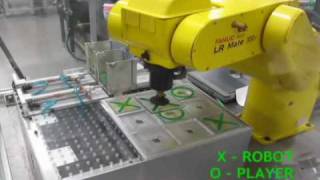 Robotics project Fanuc tictactoe [upl. by Ynoble]