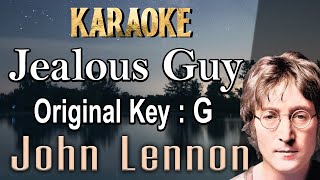 Jealous Guy Karaoke John Lennon Original Key G [upl. by Nettle]