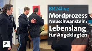 Urteil im Mordprozess Neuschwanstein  BR24live [upl. by Toffey]