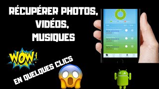 Android  Récupérer les Photos Vidéos Musiques Supprimées Facilement [upl. by Orecul632]