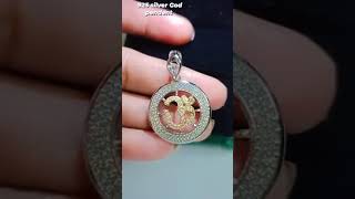 Silver 925 pendent 925 chandi silver 925silver jaquar branded purechandi pendant godpendent [upl. by Beitch]