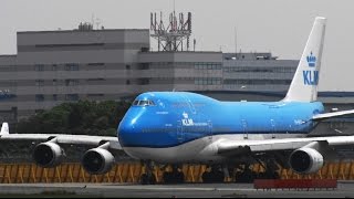 ☆SONY NXCAM ☆KLMオランダ航空 KLM Royal Dutch Airlines☆TakeoffNaritaRWY16R成田空港 さくらの山 [upl. by Hicks]