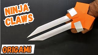 CREATE STUNNING NINJA CLAWS  THE ULTIMATE ORIGAMI GUIDE [upl. by Naitsirhk]