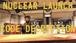 Fallout 76  Nuclear Launch Code Decryption [upl. by Zetnom]