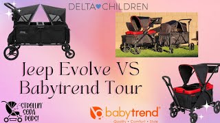 COMPARE Jeep Evolve VS Babytrend Tour  Battle of the Budget Friendly Wagons [upl. by Schweiker309]