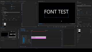 Adobe Premiere Font Preview How To [upl. by Grearson]