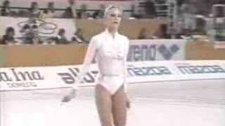 Galina Beloglazova 1985 Worlds EF Ribbon  Victory Ceremony [upl. by Notyarb821]