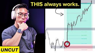 Im only using THIS trading strategy in 2024  Uncut Trading EP1 [upl. by Dlanod]