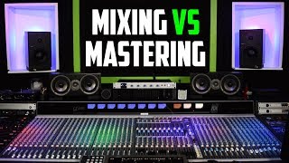 Mixing vs Mastering Explained [upl. by Goulette]