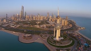 Kuwait City  Aerial Footage  تصوير جوي في مدينة الكويت [upl. by Lynnell]