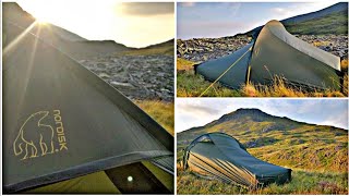 NORDISK TELEMARK 22 LW Tent Review  Solo Wildcamp in Snowdonia [upl. by Oirevas]