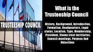 Trusteeship Council of United Nations  Trusteeship Council of UN  Trusteeship  5min Knowledge [upl. by Araihc508]