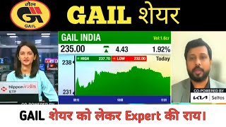 GAIL share latest news today  GAIL share analysis  Gail share next target  Gail share news [upl. by Gnap]