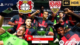 FC 24  Bayer Leverkusen vs VfB Stuttgart  DFL Super Cup 2024  PS5™ 4K60 [upl. by Sitarski646]