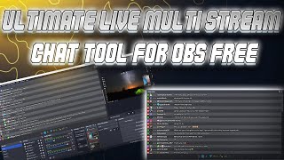 Ultimate Live Multi Stream Chat Tool For OBS Free [upl. by Haelam]