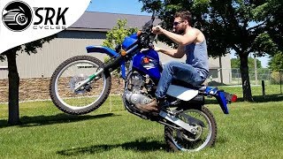 The greatest SLOW bike ever Suzuki DR 200 enduro [upl. by Navnod]