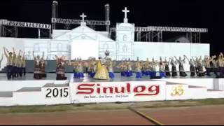 Visayas State University joins Sinulog Launching 2015 [upl. by Noswad]