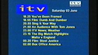 ITV Nightscreen Saturday 3rd June 2000 Part 6 of 7 [upl. by Limbert]