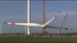 Senvion Windpark Kroegershamm Errichtung einer Windkraftanlage [upl. by Notneb]