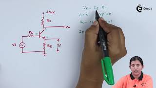 Circuit Diagram for Current Series Negative Feedback  Feedback Amplifiers  Applied Electronics [upl. by Etnaed]