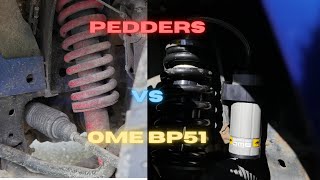 Suspension Pedders VS OME BP51 [upl. by Eecyaj351]