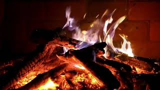 Relaxing Fireplace 1 HOURS 🔥 Burning Logs and Crackling Fire Sounds for Stress Relief [upl. by Ainoek]