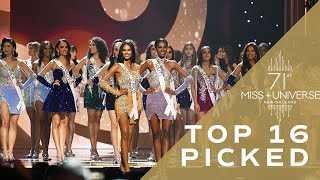 71st MISS UNIVERSE  Top 16 PICKED  Miss Universe [upl. by Renat519]