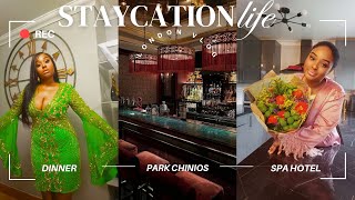 London vlog Dinner in Park Chinois Staycation [upl. by Irodim]