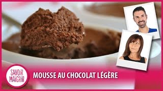 Mousse au chocolat légère  Recette Facile et diététique [upl. by Rondon918]