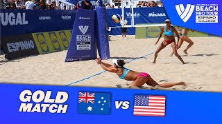 ClancyMariafe vs QuiggleSchermerhorn  Gold Match Highlights Espinho 2022 BeachProTour [upl. by Anide]